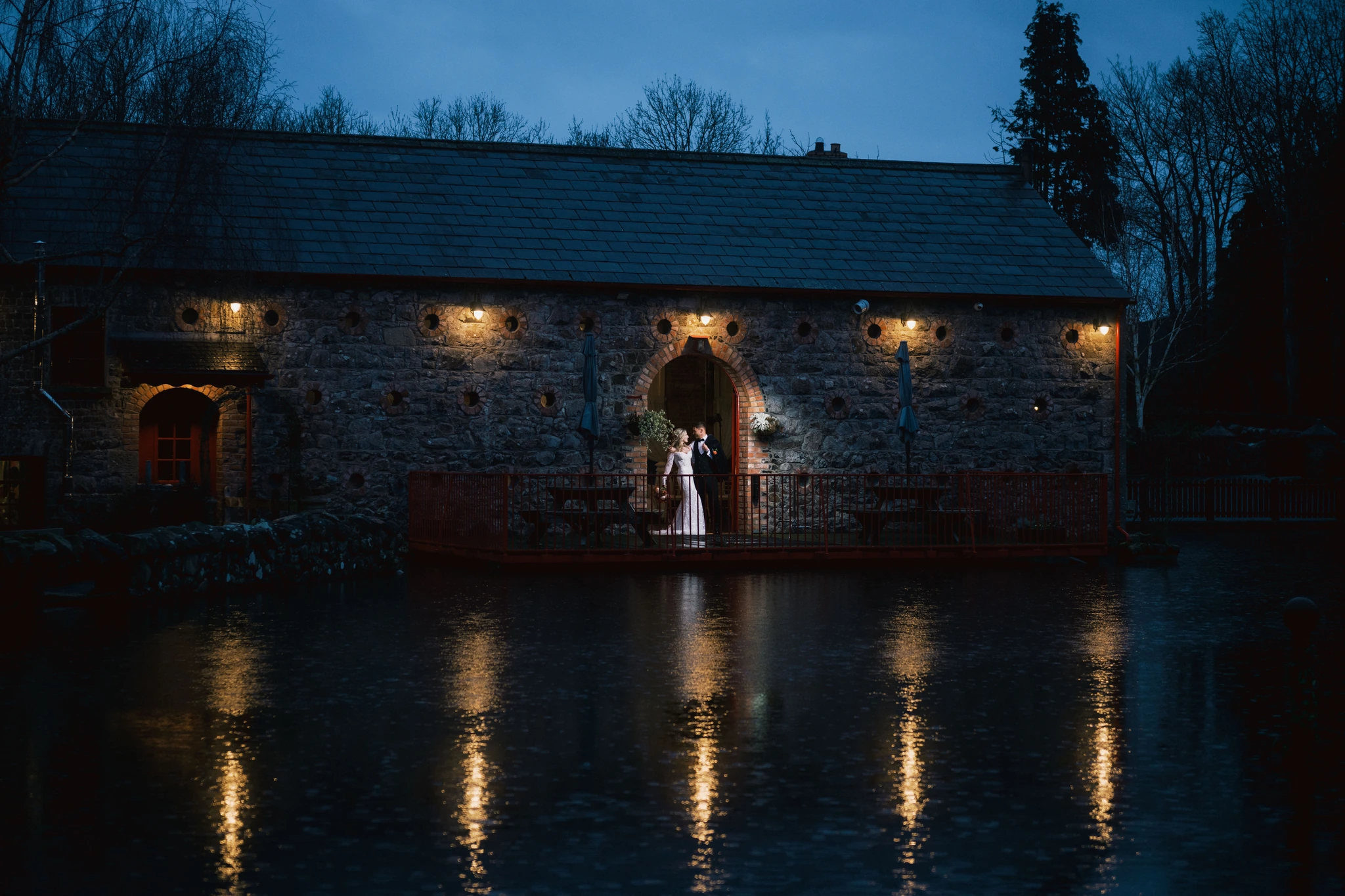 Dusk, weddings photograph